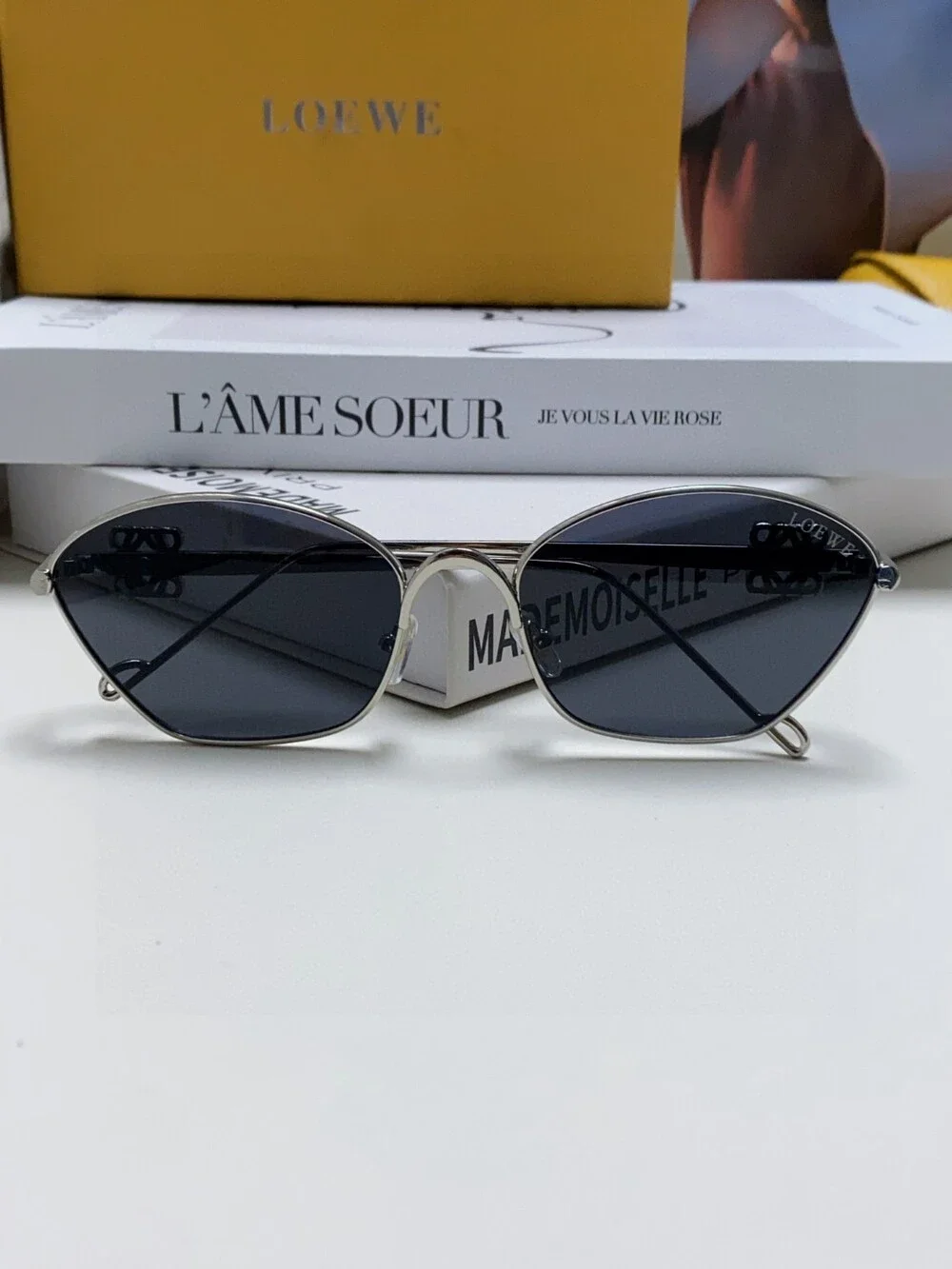 Loewe Metallic Hexagonal Sunglasses
